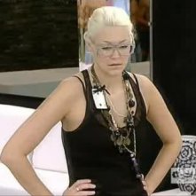 Una immagine di Federica Rosatelli durante i primi giorni del Grande Fratello 9, a gennaio