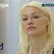 Una immagine di Federica Rosatelli nel secondo giorno del Grande Fratello 9