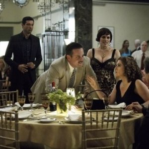 Una scena tratta dal film tv Quattro Padri Single