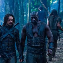 Michael Sheen e Kevin Grevioux in una scena del film Underworld: La ribellione dei Lycans