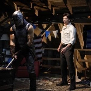 Un momento dell'episodio 'Legion' con Tom Welling della ottava stagione della serie tv Smallville
