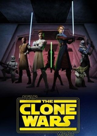 La locandina di Star Wars: le guerre dei Cloni