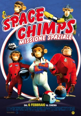 La locandina italiana di Space Chimps