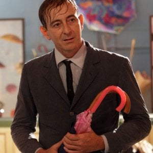 Fabio Camilli in una scena del film Giulia non esce la sera