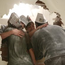 Nicole Murgia, Marco Brenno e Stefania Rocca in una scena dell'episodio Come si cambia di Tutti pazzi per amore