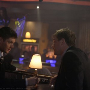 Jensen Ackles e Jared Padalecki nell'episodio Sex and Violence di Supernatural