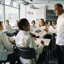 Jürgen Vogel in una scena del film L'onda (Die Welle, 2008)