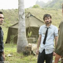 Un momento dell'episodio Jughead di Lost con Jeremy Davies e Nestor Carbonell