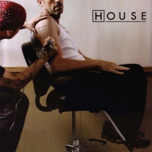 Un poster per il centesimo episodio di Dr House, intitolato The Greater Good