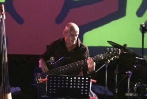 Bob Masala durante il live a Celimontana Jazz