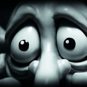 Ancora un'immagine di Max, uno dei protagonisti del film d'animazione australiano Mary and Max