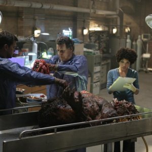 I due Bishop al lavoro nell'episodio The Transformation di Fringe