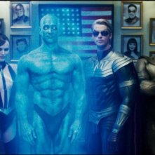 Jeffrey Dean Morgan, Malin Akerman, Billy Crudup, Matthew Goode, Patrick Wilson e Jackie Earle Haley sono i vendicatori mascherati del film Watchmen