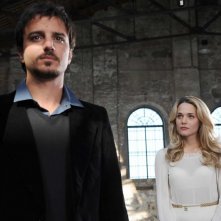 Nicolas Vaporidis e Laura Chiatti in una sequenza di Iago