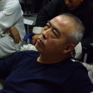 Chen Kaige sul set del film Forever Enthralled (Mei Lanfang) in cartellone a Berlino 2009