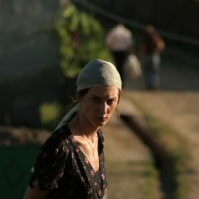 Hilda Péter in una scena del film Katalin Varga