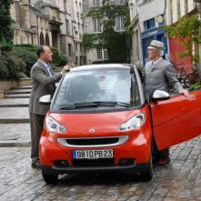 Jean Reno e Steve Martin in una scena del film La pantera rosa 2
