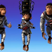 Le scimmiette protagoniste del film d'animazione Space Chimps