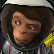 Le scimmiette protagoniste del film Space Chimps