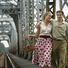 Pawel Szajda con Krystyna Janda in una sequenza del film Tatarak (Sweet Rush) in cartellone a Berlino 2009