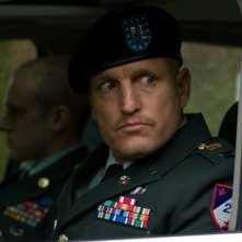 Woody Harrelson in una scena del film The Messenger