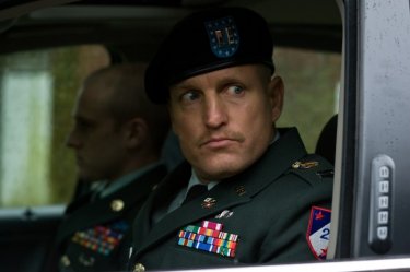 Woody Harrelson in una scena del film The Messenger