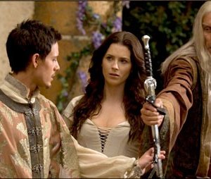 Bridget Regan e Bruce Spence in una scena dell'episodio Identity della serie tv Legend of the Seeker