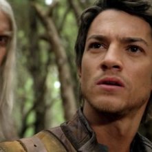 Craig Horner e Bruce Spence in una scena dell'episodio Identity della serie tv Legend of the Seeker
