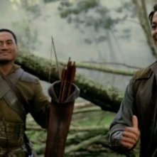 Craig Horner e Jay Laga'aia in una scena dell'episodio 'Brennidon' della prima stagione della serie tv 'Legend of the Seeker'