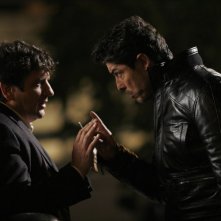 Fabio De Luigi e Alessandro Gassman in una scena del film Ex
