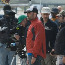 Il regista Fausto Brizzi sul set del film Ex