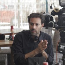 Il regista Fausto Brizzi sul set di Ex