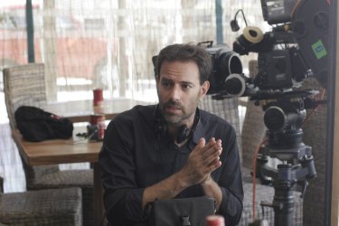 Il regista Fausto Brizzi sul set di Ex