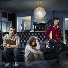 Mitchell (Aidan Turner), George (Russell Tovey) ed Annie (Lenora Crichlow) in una immagine promozionale di Being Human