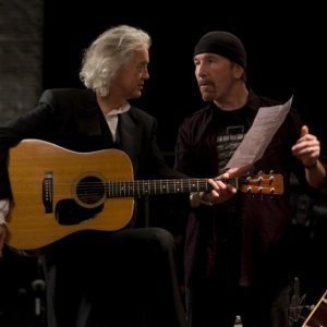 The Edge e Jimmy Page nel documentario musicale It Might Get Loud