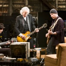 The Edge, Jimmy Page e Jack White nel film It Might Get Loud