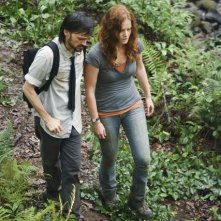 Rebecca Mader e Jeremy Davies in un momento dell'episodio This Place Is Death di Lost