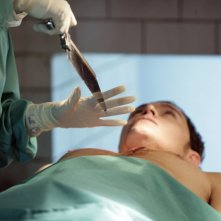 Burn Gorman  durante una scena dell'episodio 'La mietitrice di anime' della serie tv Torchwood