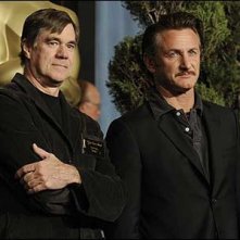 Gus Van Sant  e Sean Penn all'Oscar Luncheon 2009
