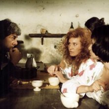 Federica Lenzi sul set del film Casa Eden