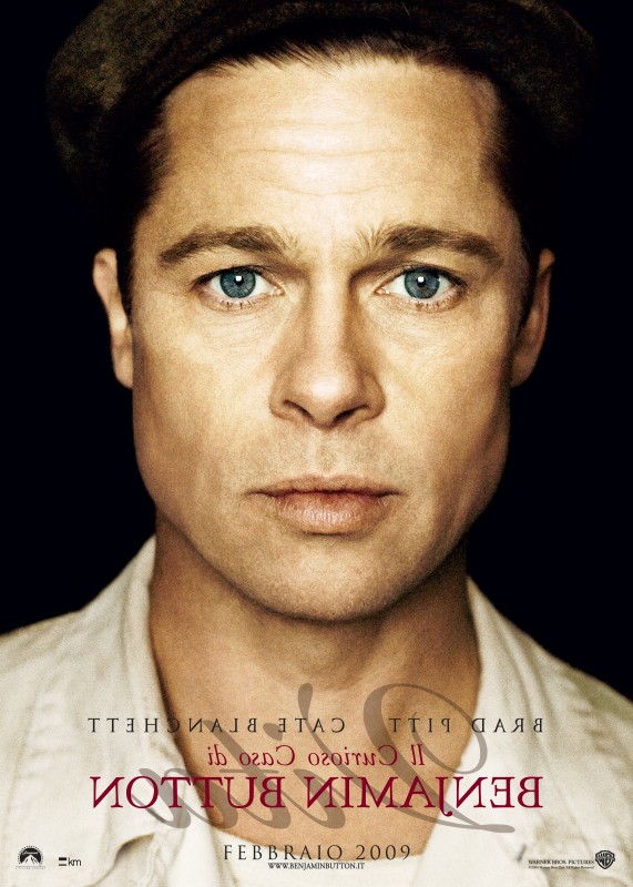 Brad Pitt Nella Versione Italiana Di Uno Dei Poster Realizzati Per Il Curioso Caso Di Benjamin Button 105043
