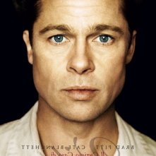 Brad Pitt nella versione italiana di uno dei poster realizzati per Il curioso caso di Benjamin Button