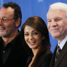 Steve Martin, Jean Reno e Aishwarya Rai presentano in conferenza a Berlino La pantera rosa 2