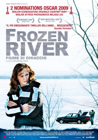 La locandina italiana di Frozen River - Fiume di ghiaccio