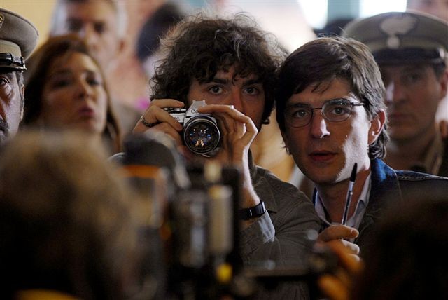 Michele Riondino e Libero De Rienzo in una scena del film Fortapàsc