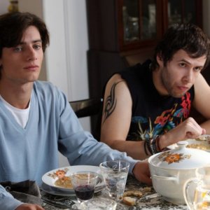 Rocco Giusti e Moris Verdiani in una scena dell'episodio 'Padri e figli' del film I mostri oggi