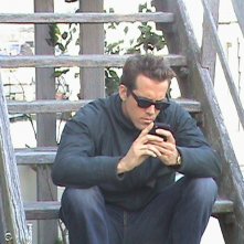 Ryan Reynolds sul set di Ricatto d'amore (The Proposal, 2009)