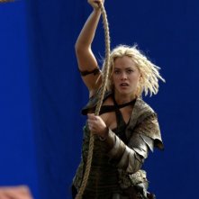 Kristanna Loken sul set del film In the Name of the King