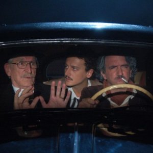 Djoko Rossich, Dario Costa e Giovanni Argante in una scena del film Quell'estate felice