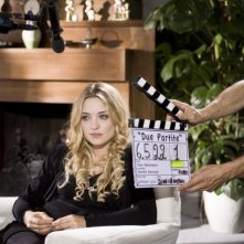 Carolina Crescentini sul set del film Due partite